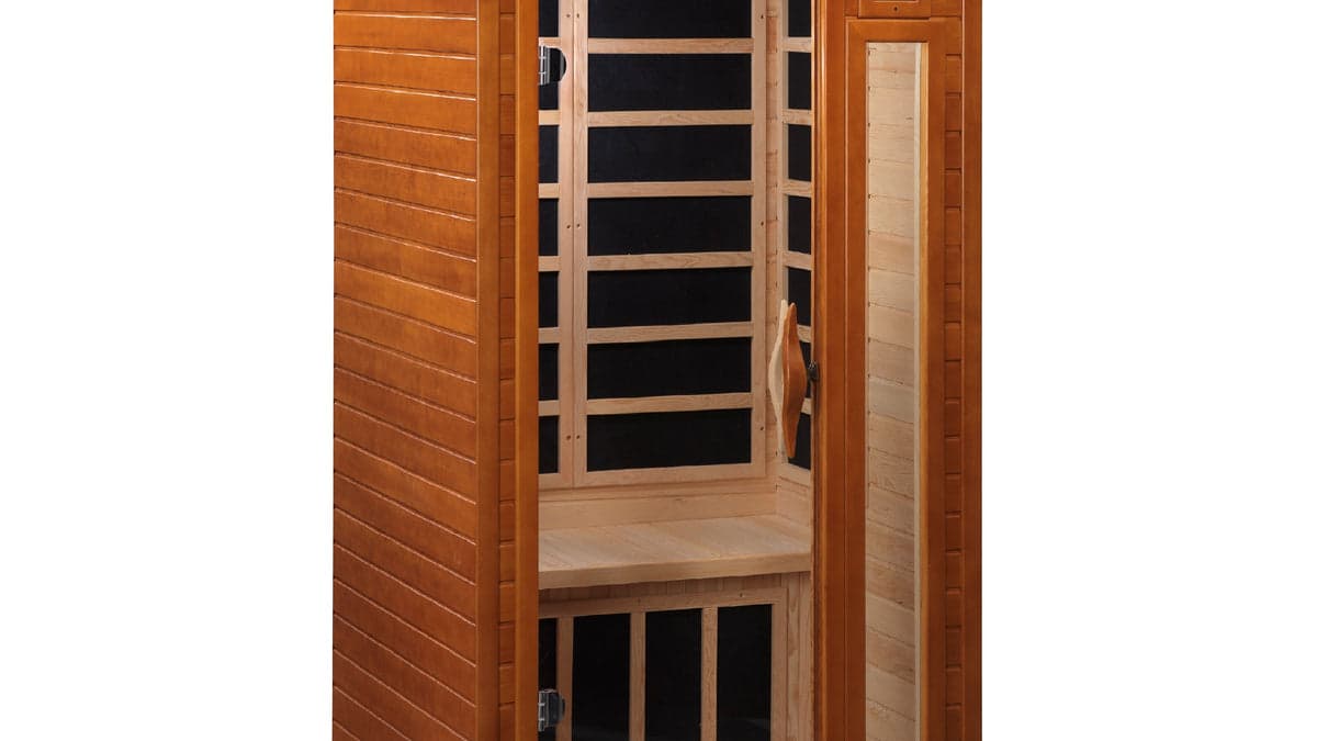 Infrared and traditional home saunas at a range of price points