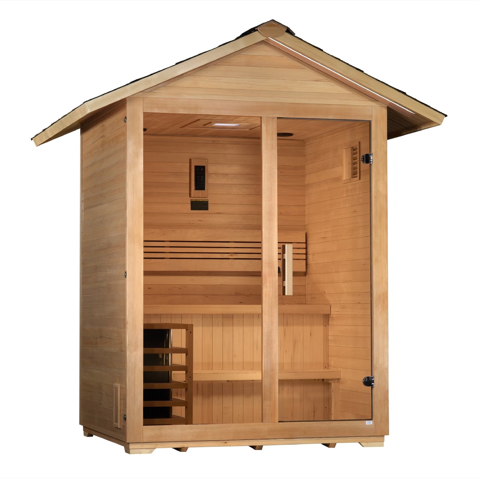 Golden Designs "Arlberg" 3-Person Traditional Outdoor Steam Sauna