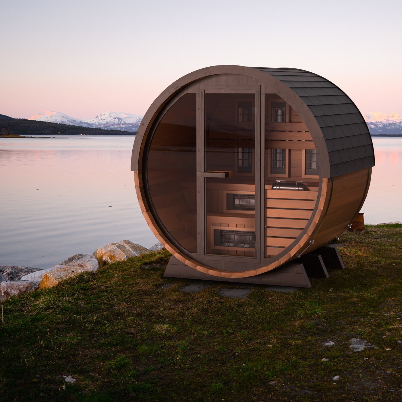 Finnmark Combination Barrel Sauna FD-6, view 2