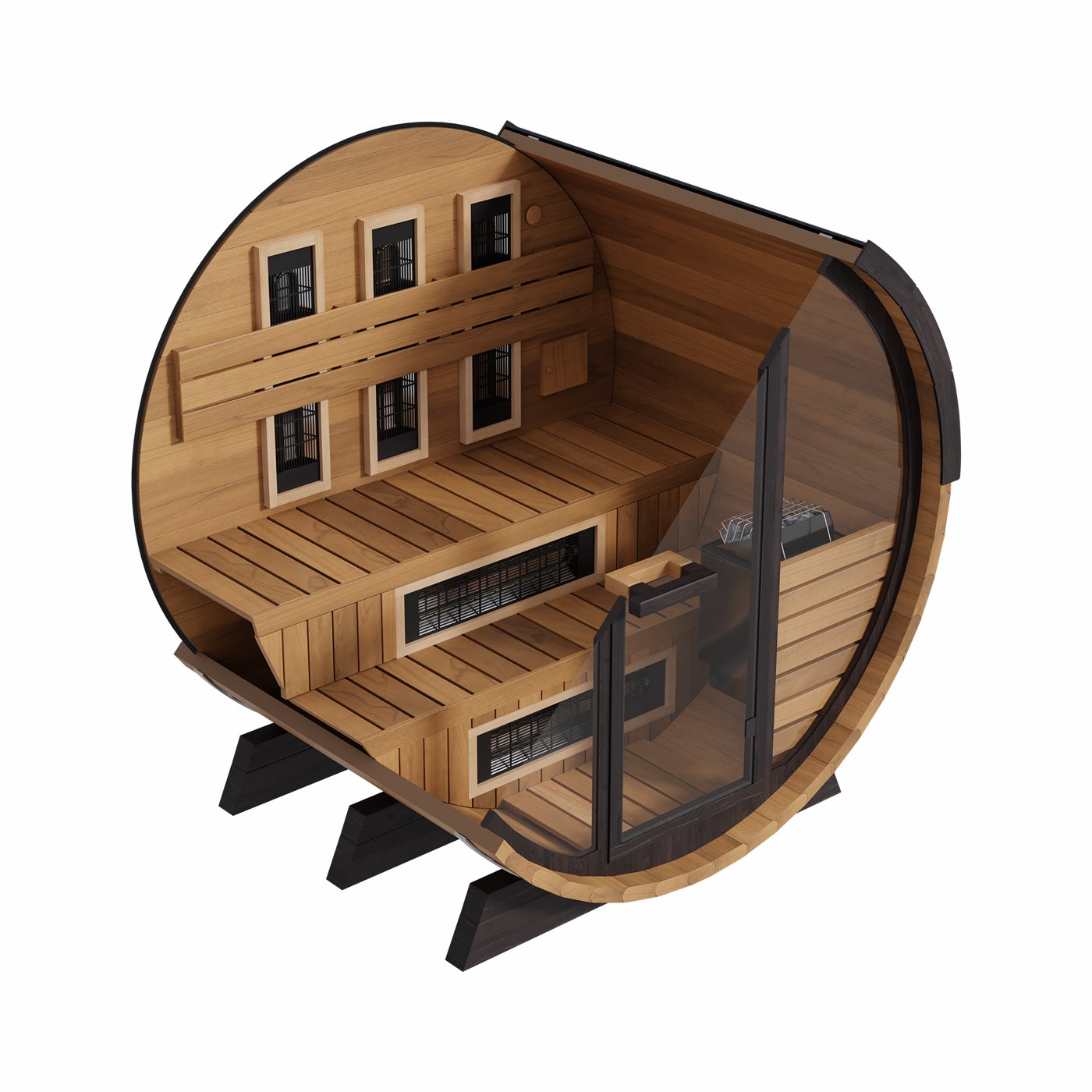 Finnmark Combination Barrel Sauna FD-6, view 3