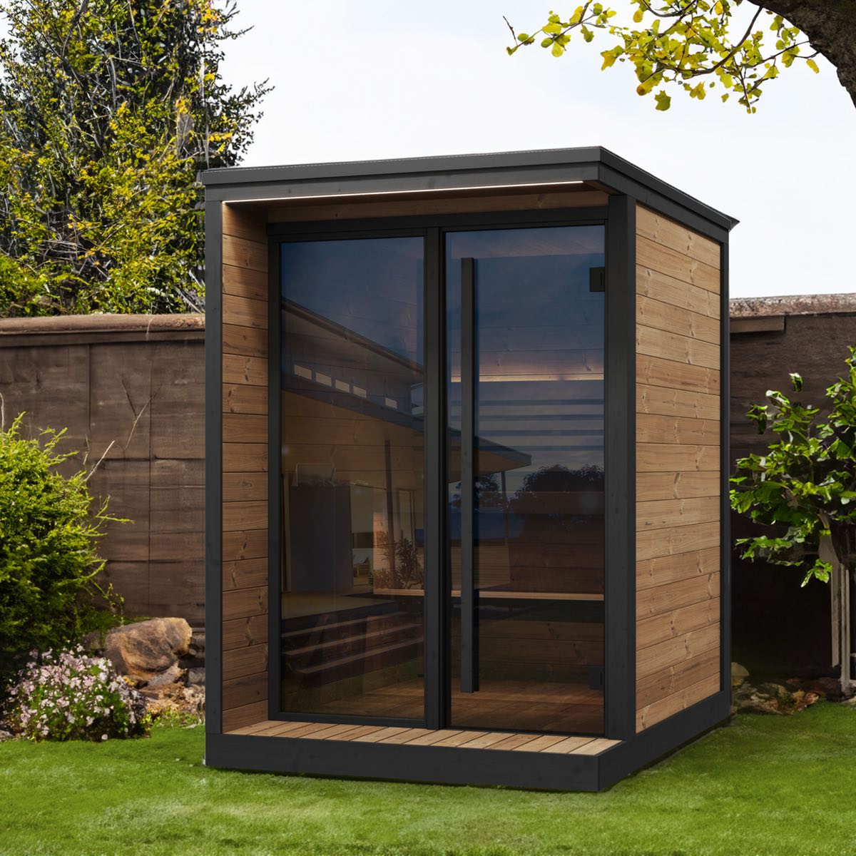 SaunaLife GL4 Outdoor Sauna Kit, view 2