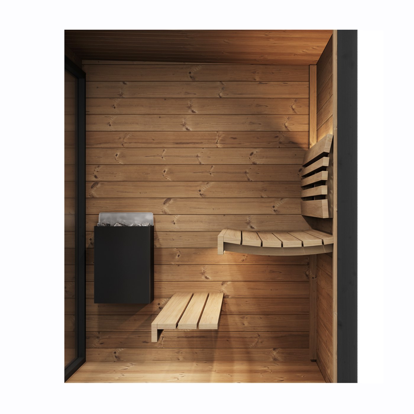 SaunaLife GL4 Outdoor Sauna Kit, view 6