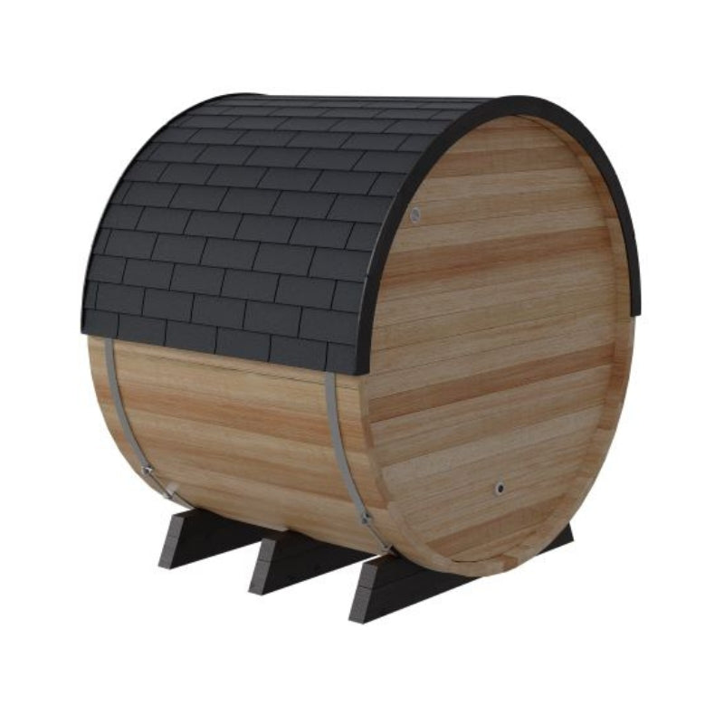 Finnmark FD-7 Thermo-Aspen Combination Barrel Sauna (Infrared + Traditional, 6x6 Outdoor), view 4