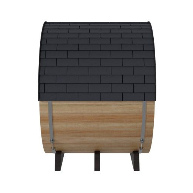 Finnmark FD-7 Thermo-Aspen Combination Barrel Sauna (Infrared + Traditional, 6x6 Outdoor), view 5