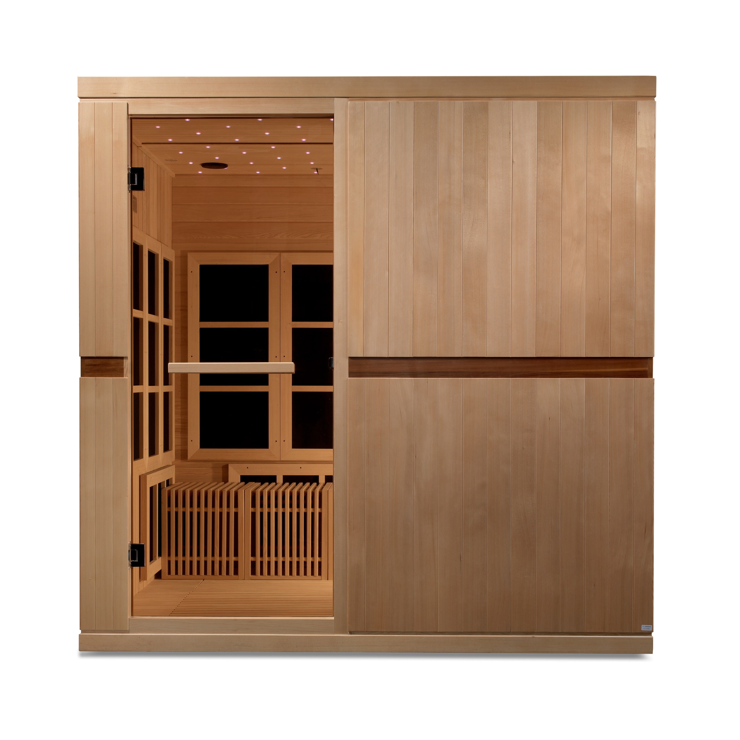 Golden Designs Catalonia 8-Person Near-Zero EMF Full Spectrum Infrared Sauna, view 3