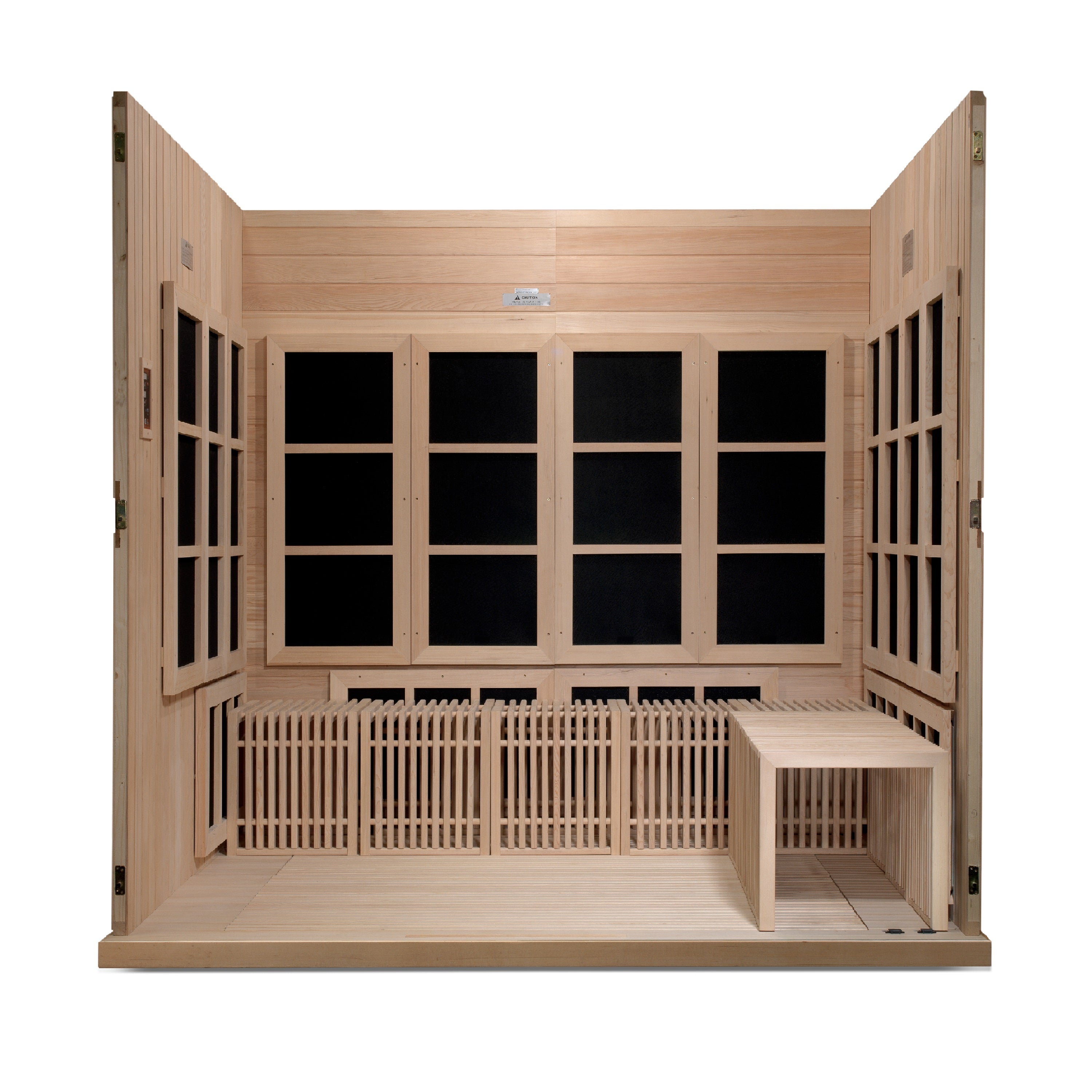 Golden Designs Catalonia 8-Person Near-Zero EMF Full Spectrum Infrared Sauna, view 5