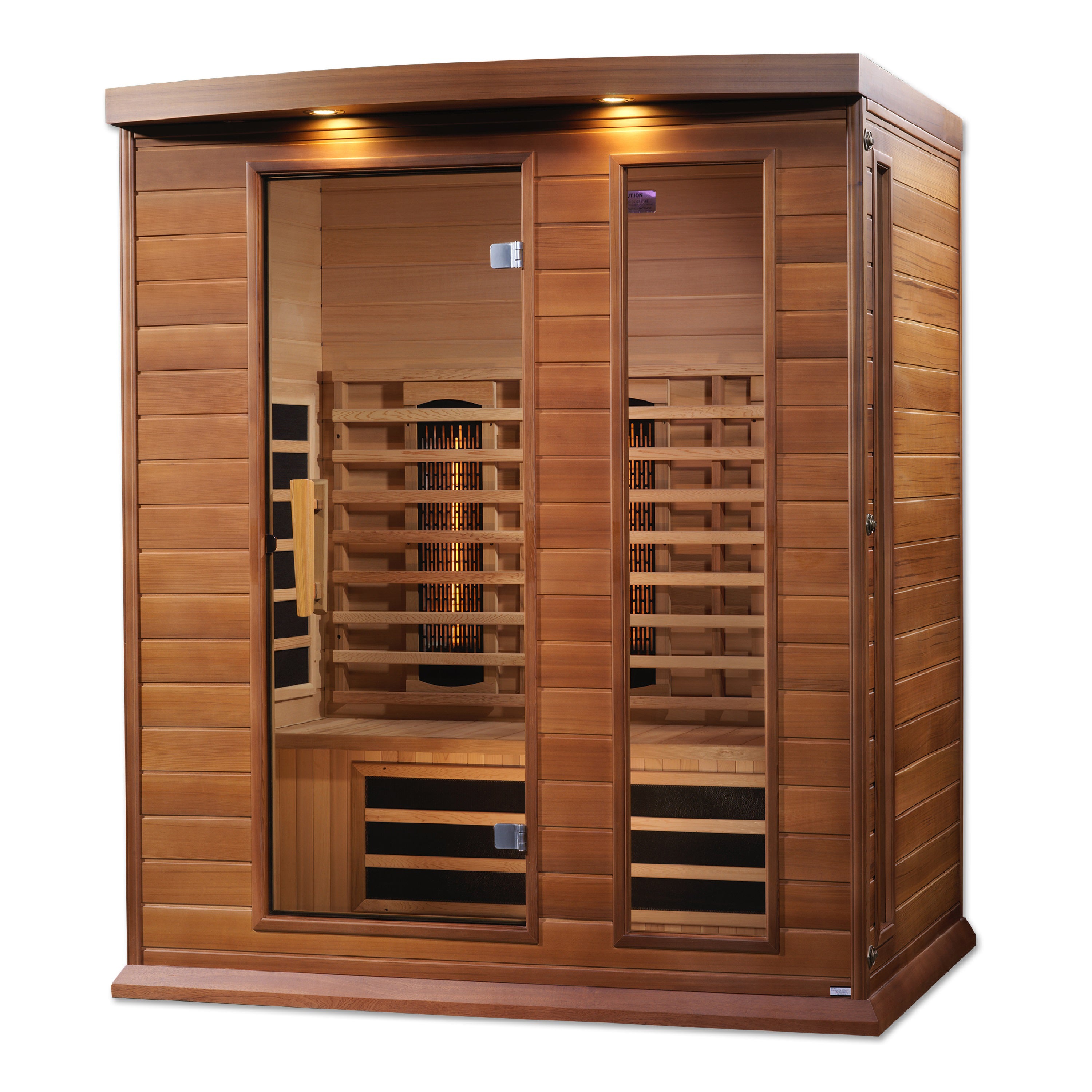 Maxxus 3-Person Full Spectrum Near-Zero EMF Infrared Sauna (Canadian Red Cedar), view 3